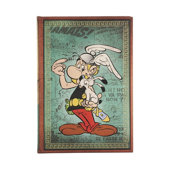 Paperblanks | Asterix the Gaul | The Adventures of Asterix | Hardcover Journals | Midi | Lined | Elastic Band | 144 Pg | 120 GSM (Diary)