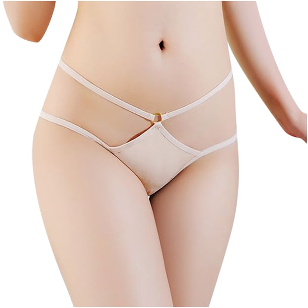 Lencería sexy para mujer Tanga abierta Bragas G Pantalones Pijamas Encaje Señoras Tanga Ropa interior Fridja nalpqowj15377