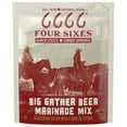 thumbnail image 3 of (4 pack) Four Sixes Big Gather Beer Marinade Mix, Meat Marinade, Hint of Citrus, 1.25 oz Packet, 3 of 13