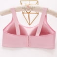 thumbnail image 5 of Guiexla Mid-aged Women Bra Adjustable Shoulder Strap Plus Size Solid Color Wireless Good Breathability Shockproof Push-up Grendmother Sport Daily Lady Bra, 5 of 7