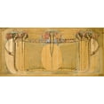 thumbnail image 2 of Mackintosh, Margaret Macdonald 14x9 Black Ornate Wood Framed with Double Matting Museum Art Print Titled - The May Queen, 2 of 4