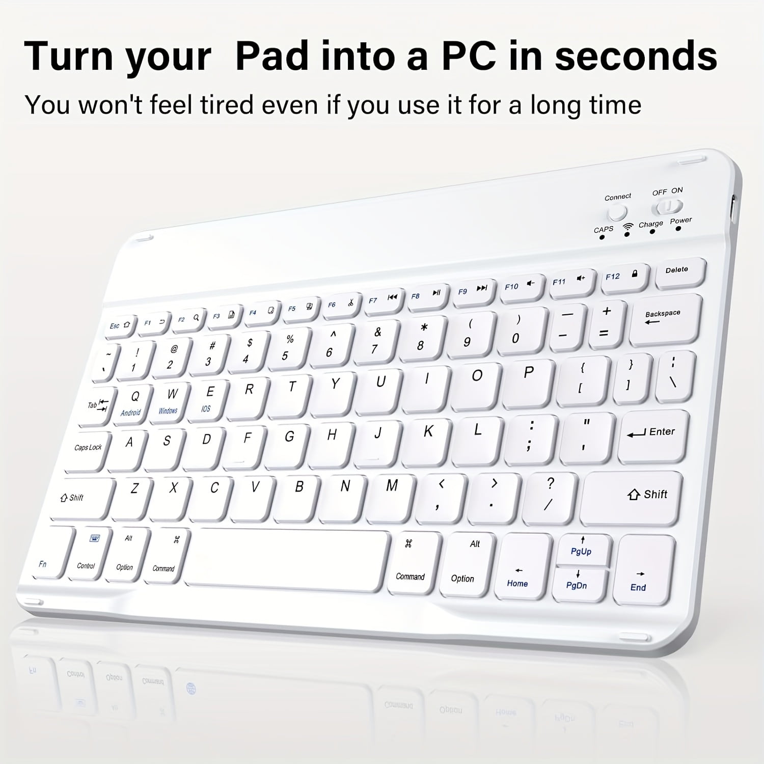 Featuring a detachable keyboard, smart stand, and Apple Pencil storage slot, this tablet accessory is designed for the 10th generation 10.9-inch iPad. Stylish, made with durable fabrics, and robustly