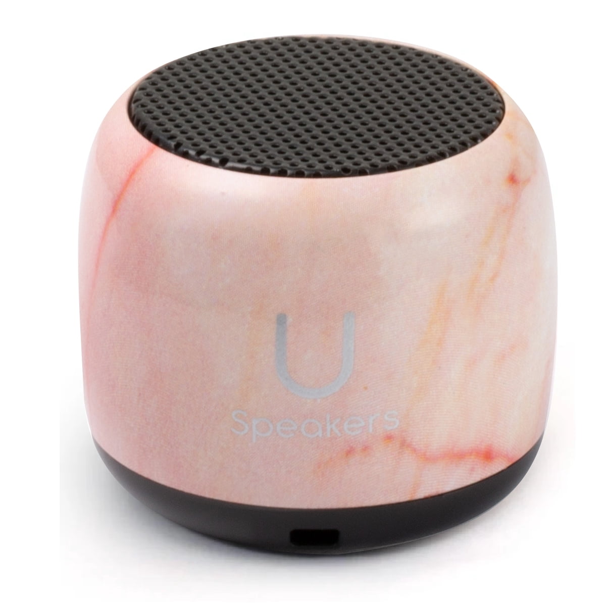 U Speakers Micro Marble Portable Wireless Bluetooth Speaker with Mic & Selfie Remote Control Active Lifestyle Travel Home Office Bundle with Coordinating Micro Speaker, Pair together, Perfect Gift