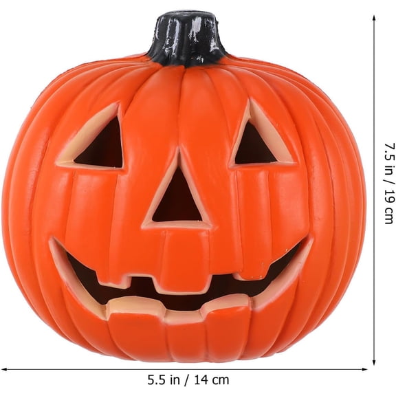 Large Light Up Jack O Lantern,Hollow Carved Halloween Pumpkin Lights,Indoor Outdoor Table Centerpiece for Halloween Party Home Decor