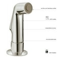 thumbnail image 4 of Design House Modern Kitchen Faucet Side Sprayer, Polished Chrome, 4 of 9
