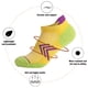 thumbnail image 4 of Calcetines deportivos R13 para mujer - Paquete de 1 par en morado, talla M, cómodos y transpirables con mezcla de algodón y materiales elásticos. Ideal para correr o entrenar., 4 of 6