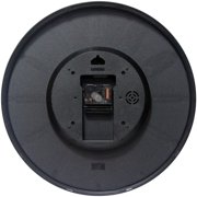 Infinity Instruments Apollo Wall Clock, Black, 15