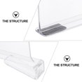 thumbnail image 2 of DECORNIJIA Clothes Closet Shelves Separators Abs Design 2Pcs, 2 of 8