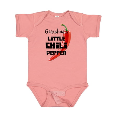 

Inktastic Grandma s Little Chili Pepper Gift Baby Boy or Baby Girl Bodysuit