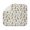 Boxer and Rose, variant on Dog Paw Print Rainbow Chevron Pattern 1 Pack Kitchen Dish Drying Mat, Ultra Absorbent Microfiber Dish Drainer Mat, 16"x18"