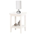 thumbnail image 3 of Convenience Concepts Ledgewood Table d'Appoint Carrée en Bois Blanc, 3 of 5