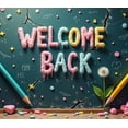 thumbnail image 3 of 3D Style Welcome Back Banner Party Background Decorations for Reunion Events Celebration Photo Shoots Festival Openings, 3 of 3