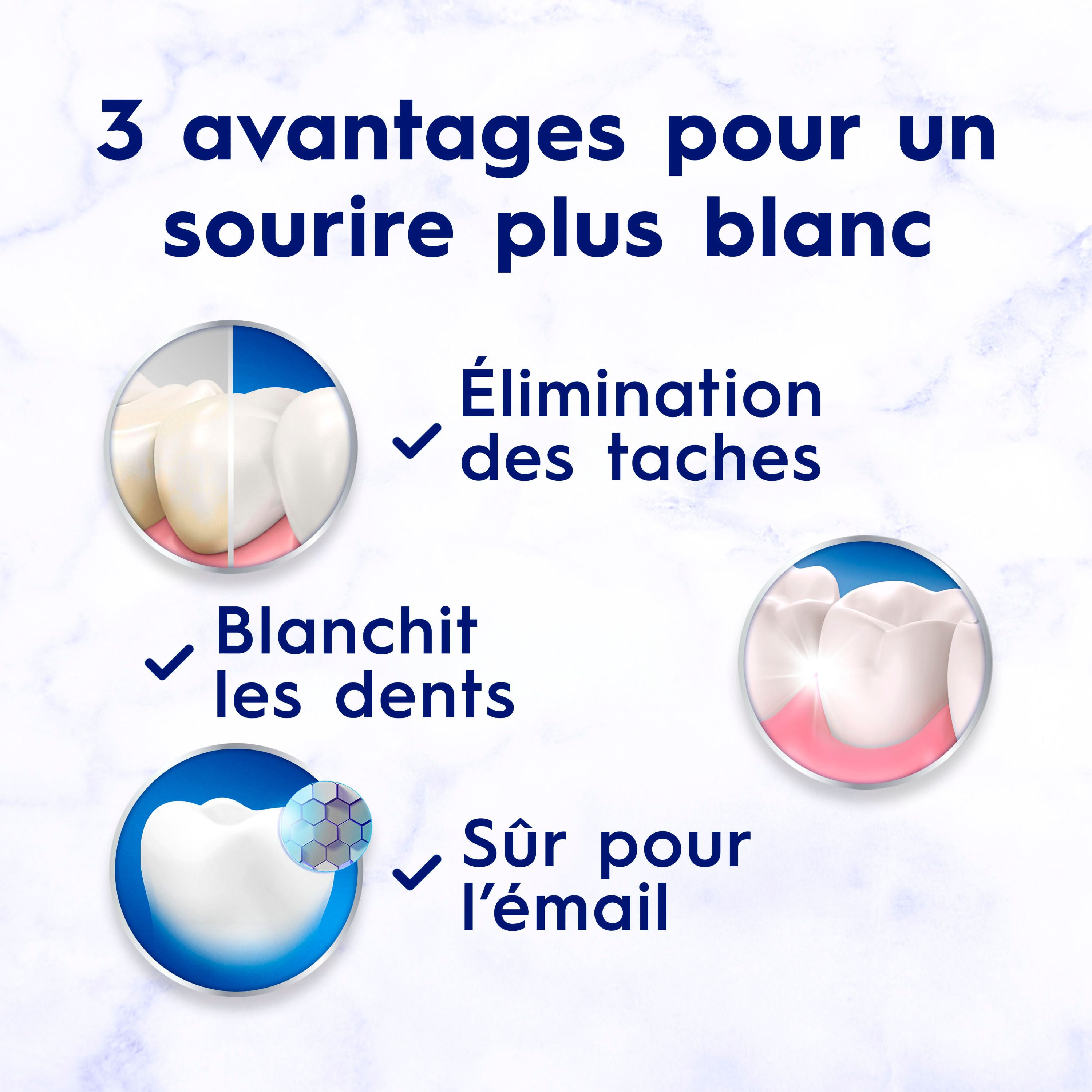 Dentifrice blanchissant Crest 3D White Avancé, Fraîcheur arctique, 70 mL 70 ml
