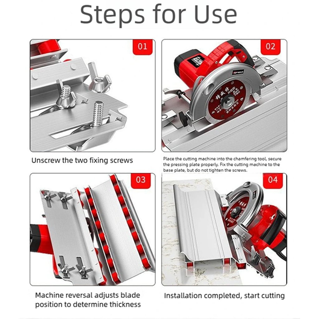 Zeiwohndc Angle Grinder Stand for Tile 45 Degree Chamfer Cutting Tile Ceramic Stone