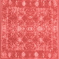 thumbnail image 1 of Ahgly Company Indoor Square Persian Red Bohemian Area Rugs, 4' Square, 1 of 4