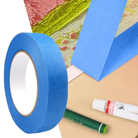 NANDIYNZHI Scotch Tape Change Hand Tear Multi Scene Suitable For Blue Beauty Paper Without Glue Impermeable Tape Painters Tape Clearance Blue