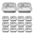 thumbnail image 1 of ColoMX 30 piezas de moldes desechables de papel de aluminio para hornear, moldes cuadrados para hornear, 1 of 8