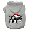 thumbnail image 5 of Christmas Pet Dog  Cat Hoodie Screen Printed, "Don't Stop Believin", 5 of 11
