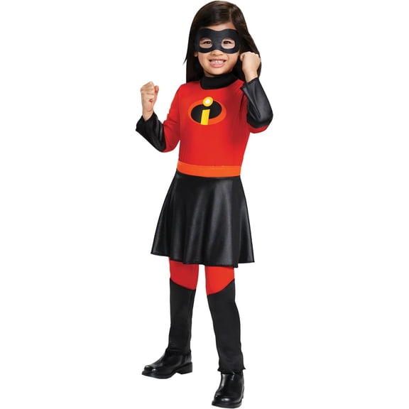 Disguise Toddler Girls' The Incredibles Deluxe Violet Jumpsuit Costume - Size 2T