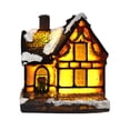 thumbnail image 1 of Conjunto de nieve navideño, figuras navideñas, decoración, casa en miniatura coleccionable, 1 of 9