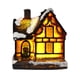 thumbnail image 1 of Pueblo de nieve navideño, casa navideña, manualidades, decoración, resina, ilumina tu casa, exhibidores de regalo, adornos de escritorio, 1 of 9