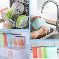 thumbnail image 4 of Reusable Silicone Food Storage Bag, Silicone Food Bag with Clip Freezer Storage Bag Preservation Bags for Fruits, Vegetables, Meat (4 Pack), 142g, 4 of 5