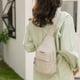thumbnail image 1 of Bolso de pecho para mujer Bolso de hombro de PU de moda informal Bolsillo de cintura en el pecho (Blanco), 1 of 6