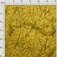 thumbnail image 3 of oneOone Velvet Yellow Fabric Leaves Sewing Material Print Fabric By The Yard 58 Inch Wide, 3 of 6