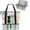 Blue Vertical Stripes, variant on ANHXN Beach Bag with Cooler Compartment for Women, Travel Tote with Zipper and Pockets, Pool Picnic