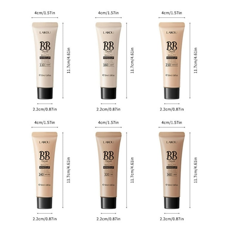 6 Color BB Cream 160 Brightening Skin Tone B - Versatile
