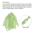 thumbnail image 3 of Large Curly Bows for Gift Wrapping Curling Ribbon with Self Adhesive for Gift Wrap Presents Hair Christmas Light Green, 3 of 7