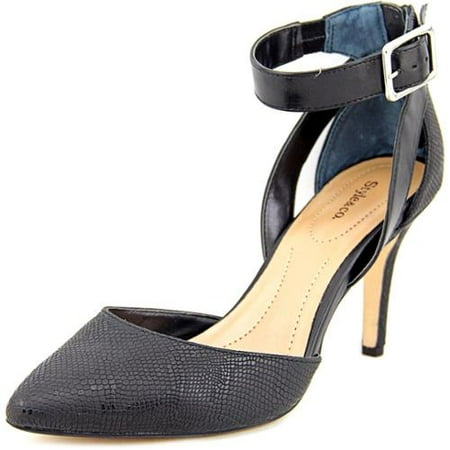 Womens S.C. Maisyy D'Orsay Ankle Strap Pumps - Black
