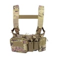 thumbnail image 2 of Chaleco táctico de caza, de aire suave, para paintball, con placa MOLLE, para combate y juego Camuflaje, 2 of 8