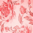 thumbnail image 1 of Ahgly Company Indoor Square Botanical Red Coastal Area Rugs, 5' Square, 1 of 4