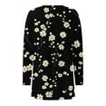 thumbnail image 4 of Pyhlmscde Womens Long Cardigan Lightweight Sweater Open Front Long Sleeve Outfits with Pockets, Daisy Cardigan for Women, Floral Cardigan for Women, Open Cardigans for Women Lightweight, 4 of 5