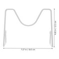 thumbnail image 2 of NIYANGLE 1Pack Pegboard Tool Utility Storage Shelf Iron White for Kitchen Use, 2 of 8