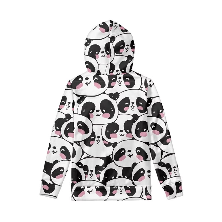 Panda cheap print hoodie