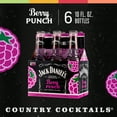 thumbnail image 5 of Jack Daniel's Berry Punch Malt Beverage, 6 pack, 10 fl oz Bottle, 4.8% ABV, 5 of 10