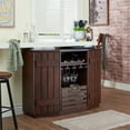 thumbnail image 2 of Bowery Hill Wine Rack Buffet in Vintage Walnut, 2 of 5