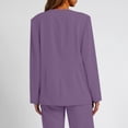 thumbnail image 5 of Timegard Blazer Jackets for Women Open Front Long Sleeve Button Work Office Casual Suit Jacket with Pockets, 5 of 5