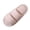 Pink, variant on Bedroom Slippers for Women Two Strap Teddy Fleece Fuzzy Slides Open Toe Fluffy House Shoes Soft Plush Slip-On Indoor Outdoor Non-Skid Sole Spa Lounge Trendy Present