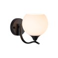 thumbnail image 1 of Lámpara De Pared De Luz Cálida De Estilo Nórdico Europeo Moderno Pantalla De Vidrio Led Lámpara Led De Pared Interior Artesanía De Hierro Lámpara De Pared De Cabecera Elegante Para Habitación Pasillo Speravity HA025137-02, 1 of 7