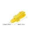 thumbnail image 2 of Abrazaderas de cuerda de viento Yuarrent 10 piezas para toldos impermeable amarillo, 2 of 6
