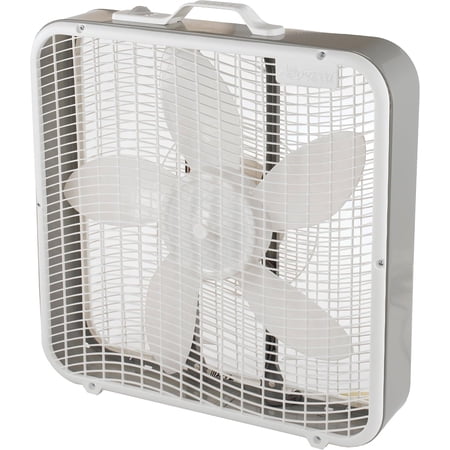 Bx100 High Performance Box Fan, Light Gray