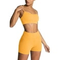 thumbnail image 2 of IBTOM CASTLE Women Workout Sets Yoga Outfits, Sports Bra and High Waist Leggings Gym Clothes Tracksuit, 2-Piece XS Yellow, 2 of 8