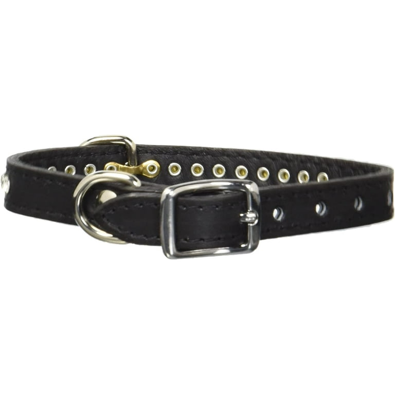 Omnipet Signature Leather Dog Collar Stylish Crystal Dog Collar