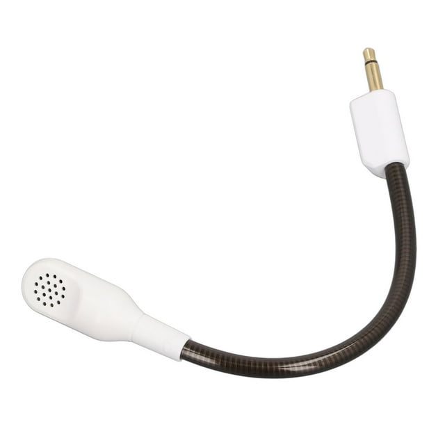 Detachable Boom Microphone Replacement for BlackShark V2, Sponge Windscreen, Gold Plated Plug, Bendable Mic Arm for Gaming Headsets