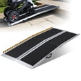 thumbnail image 2 of Anvazise Folding Wheelchair Ramp,5ft Portable Aluminum Alloy Handicap Ramp,Non-slip Seamless Hinge Ramp,Barrier Free Mobility Aid,Capable of Supporting up to 600 PoundsBlack, 2 of 8
