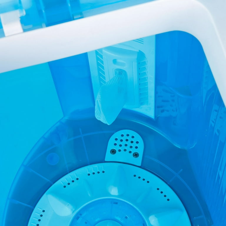 Zeny Portable Washing Machine - Mini Lightweight Twin Tub Wash&Spinner 10  lbs Gravity Drain Hose(Dual, 10lbs)