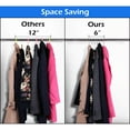 thumbnail image 4 of Lvelia 20 Packs Heavy Duty Metal Stainless Steel Hangers, Clothes Hangers for Clothing, Coats, Shirts, Jackets, Suits, 4 of 10